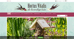 Desktop Screenshot of hortusvitalis.nl